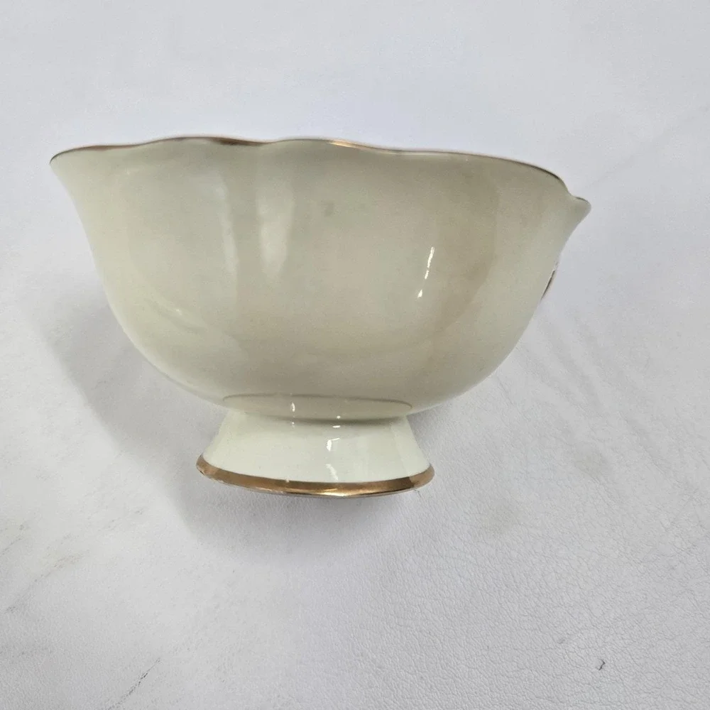 Paragon Fine Bone China Teacup & Saucer Black Yellow Hibiscus Vintage